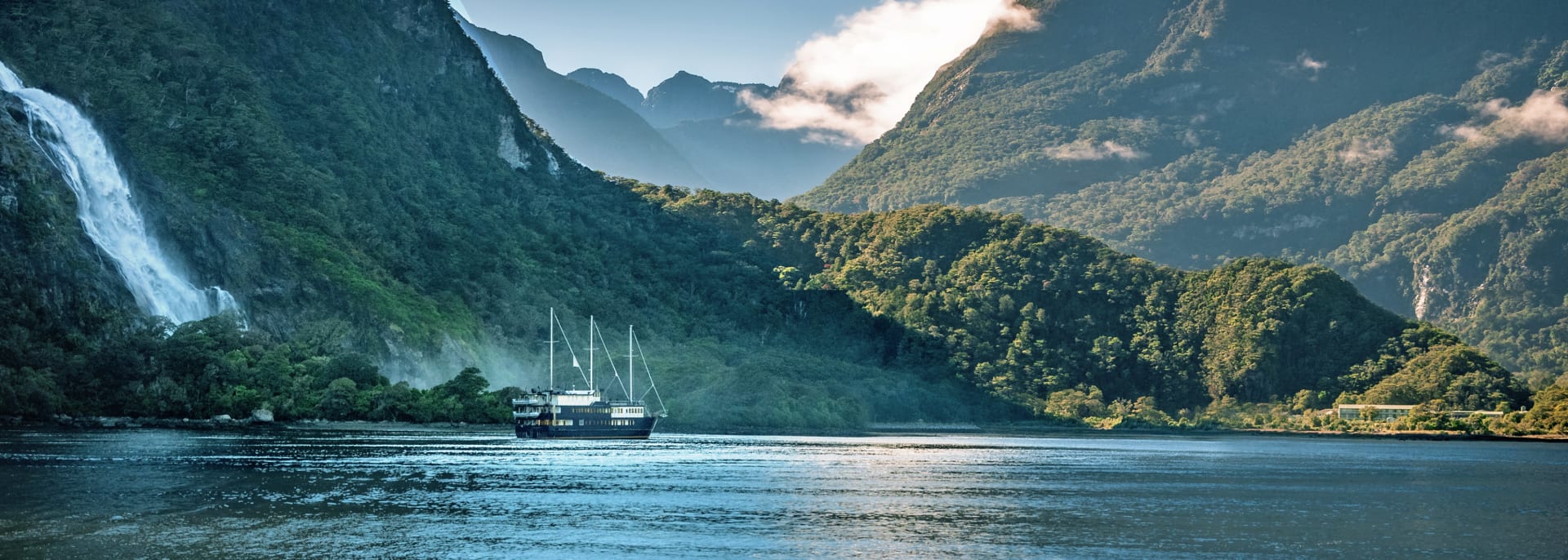 Schiffsreisen, Fiordland Nationalpark, Neuseeland