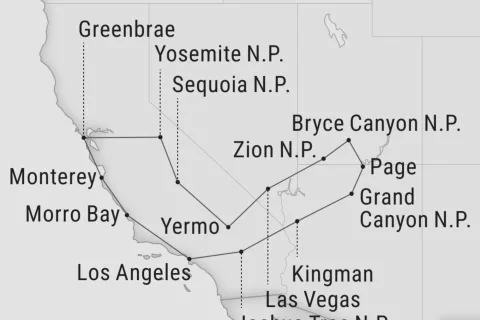Motorhomereise - Best of the West