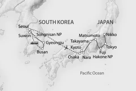 Gruppenreise «Höhepunkte Südkoreas und Japans»