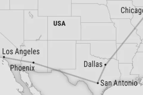 Individuelle Bahnreise - Texas