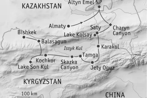 Natur pur in Kasachstan und Kirgistan