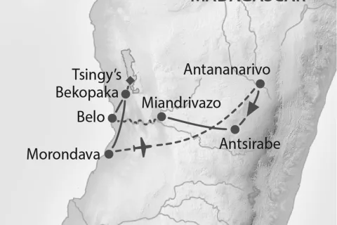 Der Westen – Tsiribihina und Tsingy