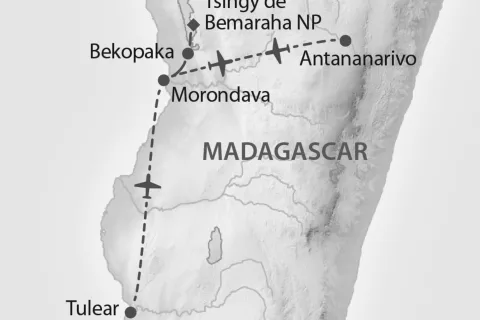 Morondava – Kleine und grosse Tsingys
