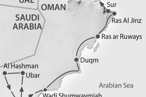 Unberührter Oman