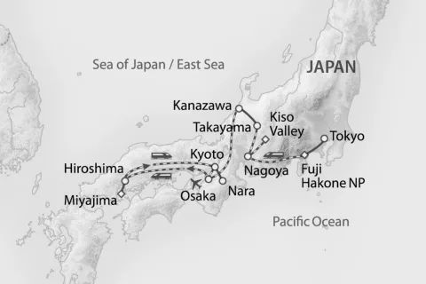 Kontrastreiches Japan