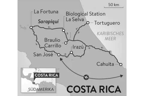 SF Reise Costa Rica 2026: Im Paradies der vielen Tiere