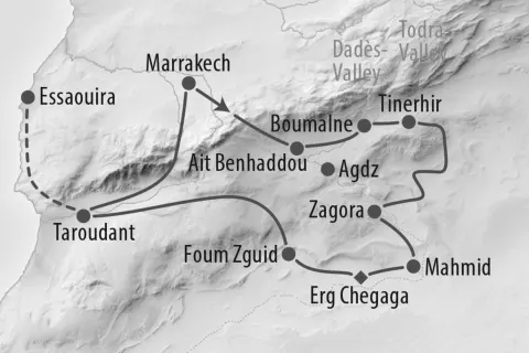 Marokkos Süden für Wanderer