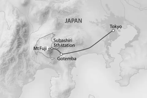 Mt. Fuji Trekking (Gruppe, Hauptsaison)