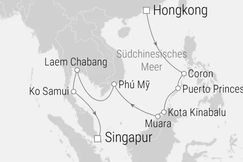 Asiens Vielfalt zwischen Hongkong und Singapur