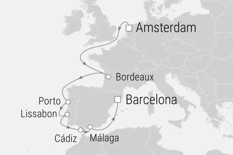 Mit der Seven Seas Mariner rund um Europa