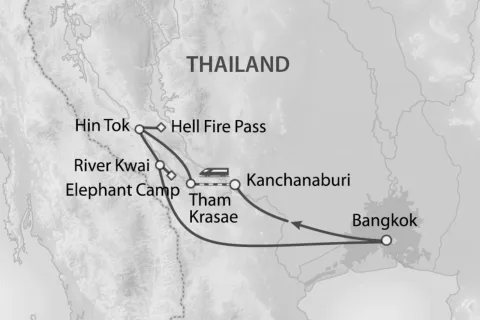 River Kwai Soft Adventure & Elefanten Erlebnis