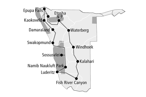 Camping-Abenteuer Namibia