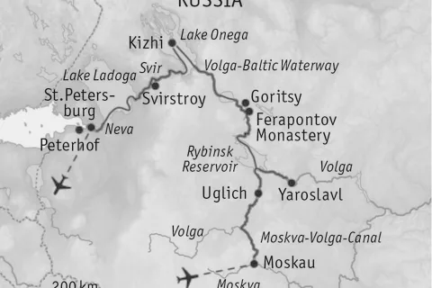 MS Volga Dream, Charme der Wolga von Moskau bis St. Petersburg