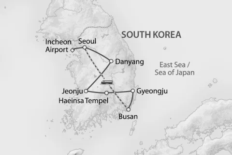 Südkorea aktiv erleben