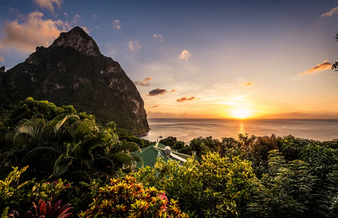 Pitons, St. Lucia, Karibik Pitons, St. Lucia, Karibik