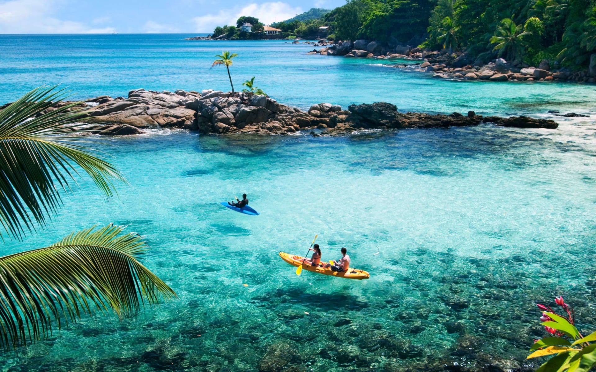 Hilton Seychelles Northolme Resort & Spa in Mahé:  Kayak aerial