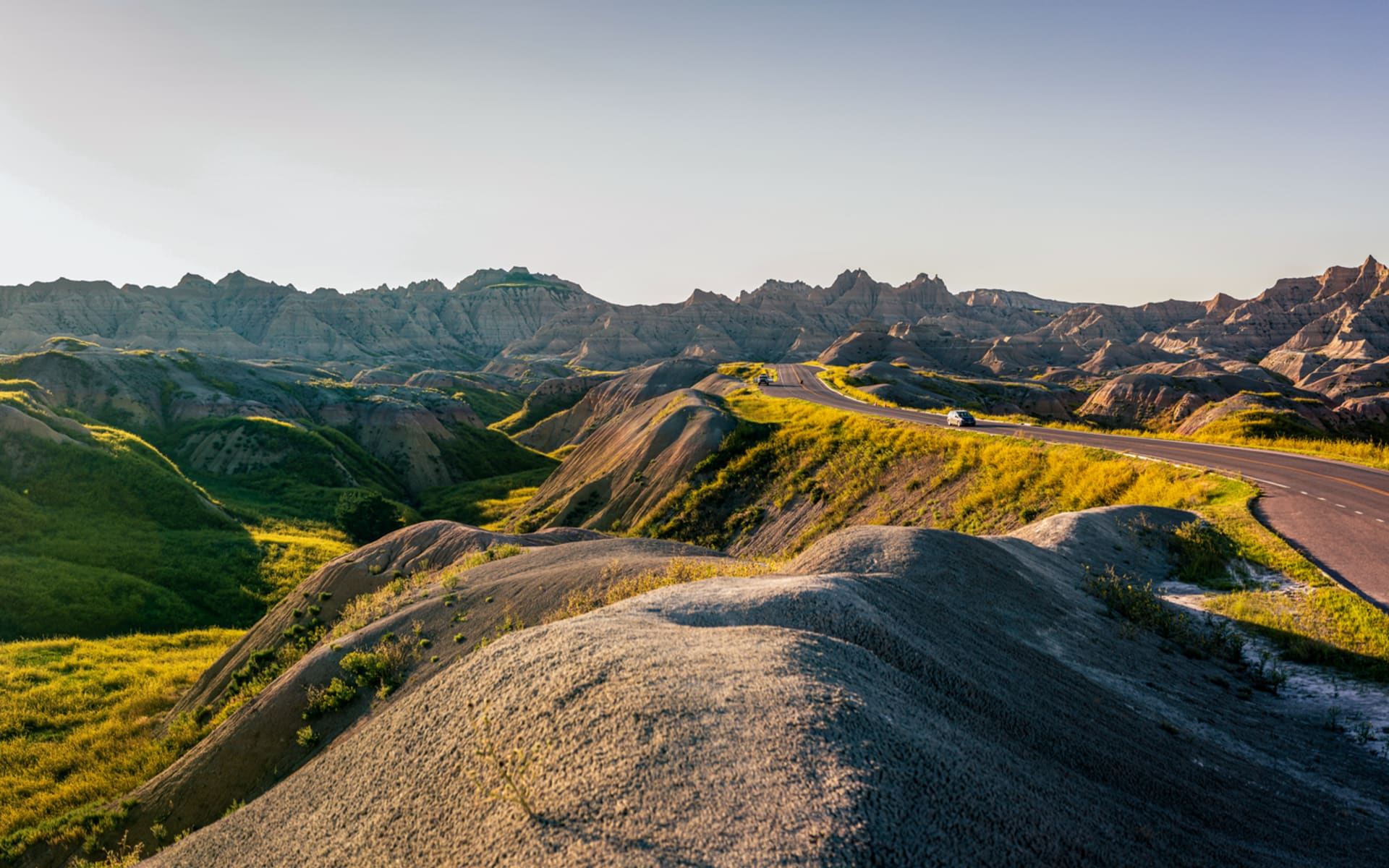 Wild West auf Schiene & Strasse ab San Francisco: Badlands Nationalpark Wild West auf Schiene & Strasse ab San Francisco: Badlands Nationalpark