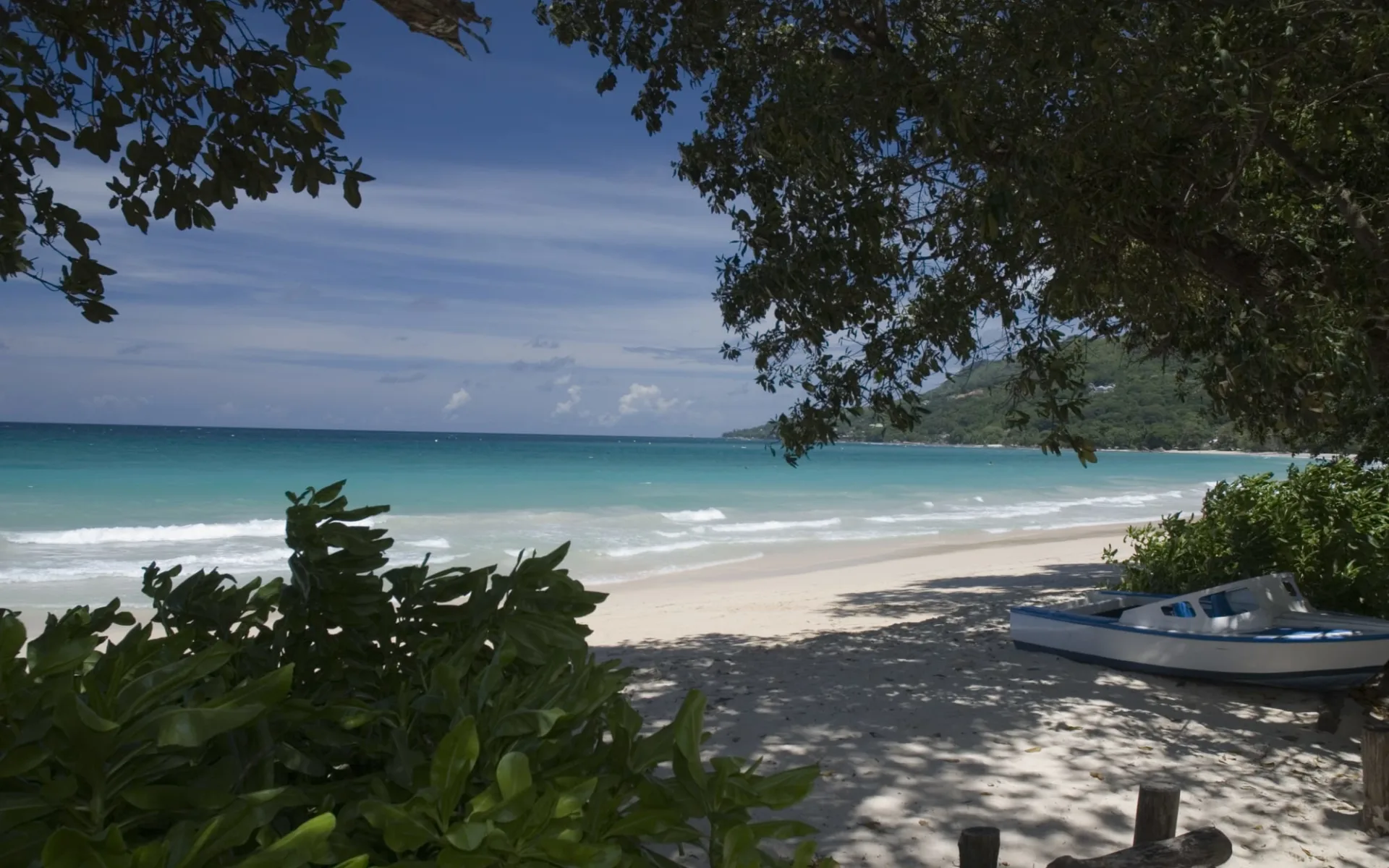 Augerine Guesthouse in Mahé: beach: 