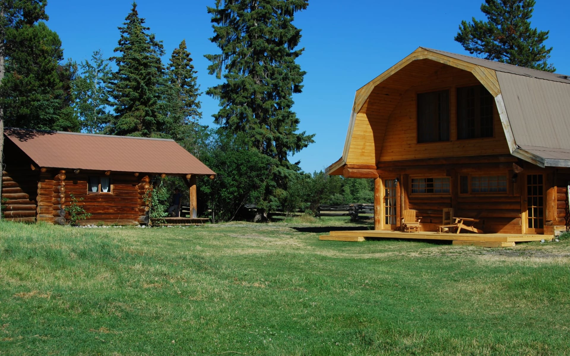 Terra Nostra Guest Ranch in Kleena Kleene: Cabin Terra Nostra Guest Ranch in Kleena Kleene: Cabin