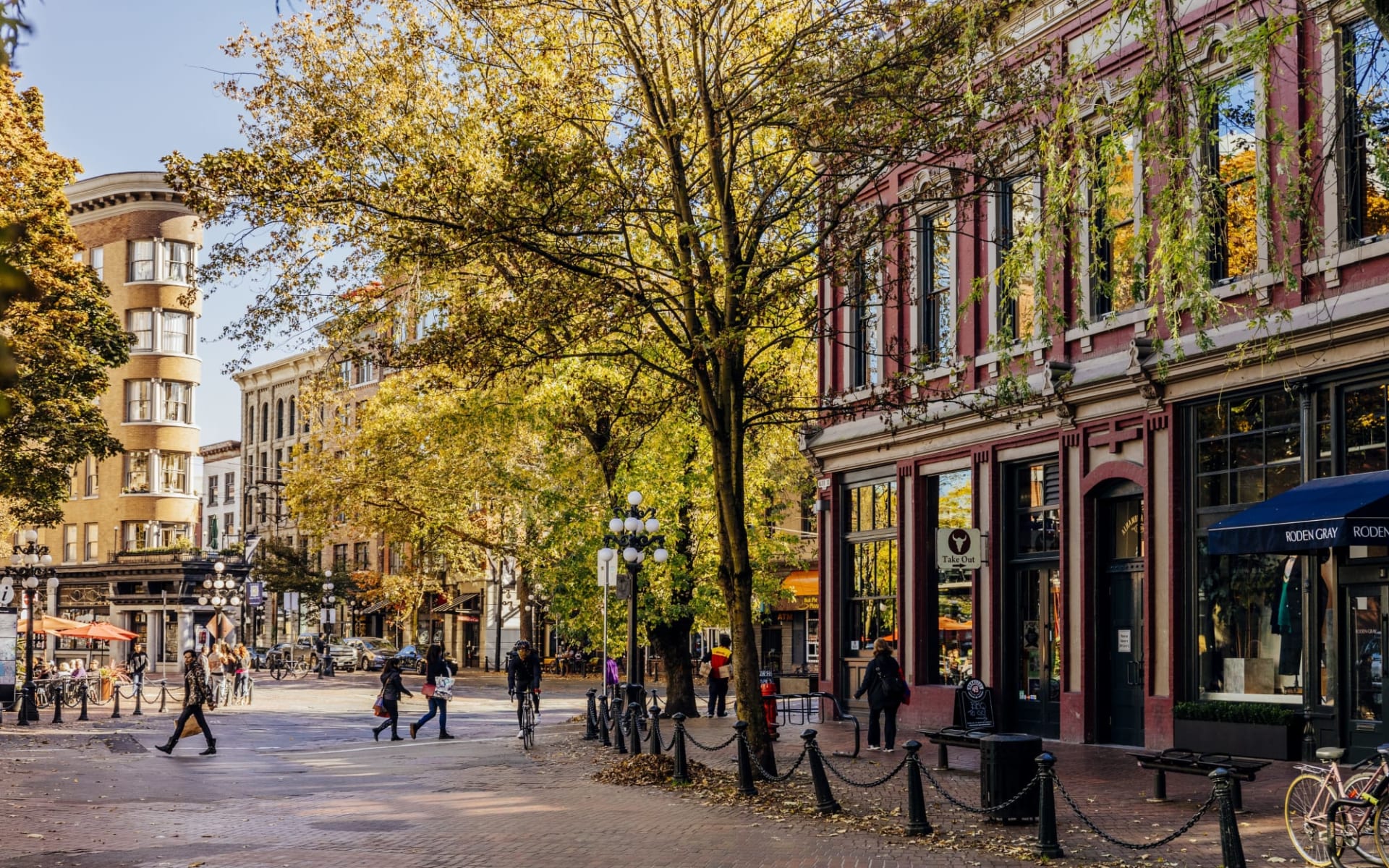 Höhepunkte Westkanadas ab Vancouver: Stadtviertel Gastown Höhepunkte Westkanadas ab Vancouver: Stadtviertel Gastown
