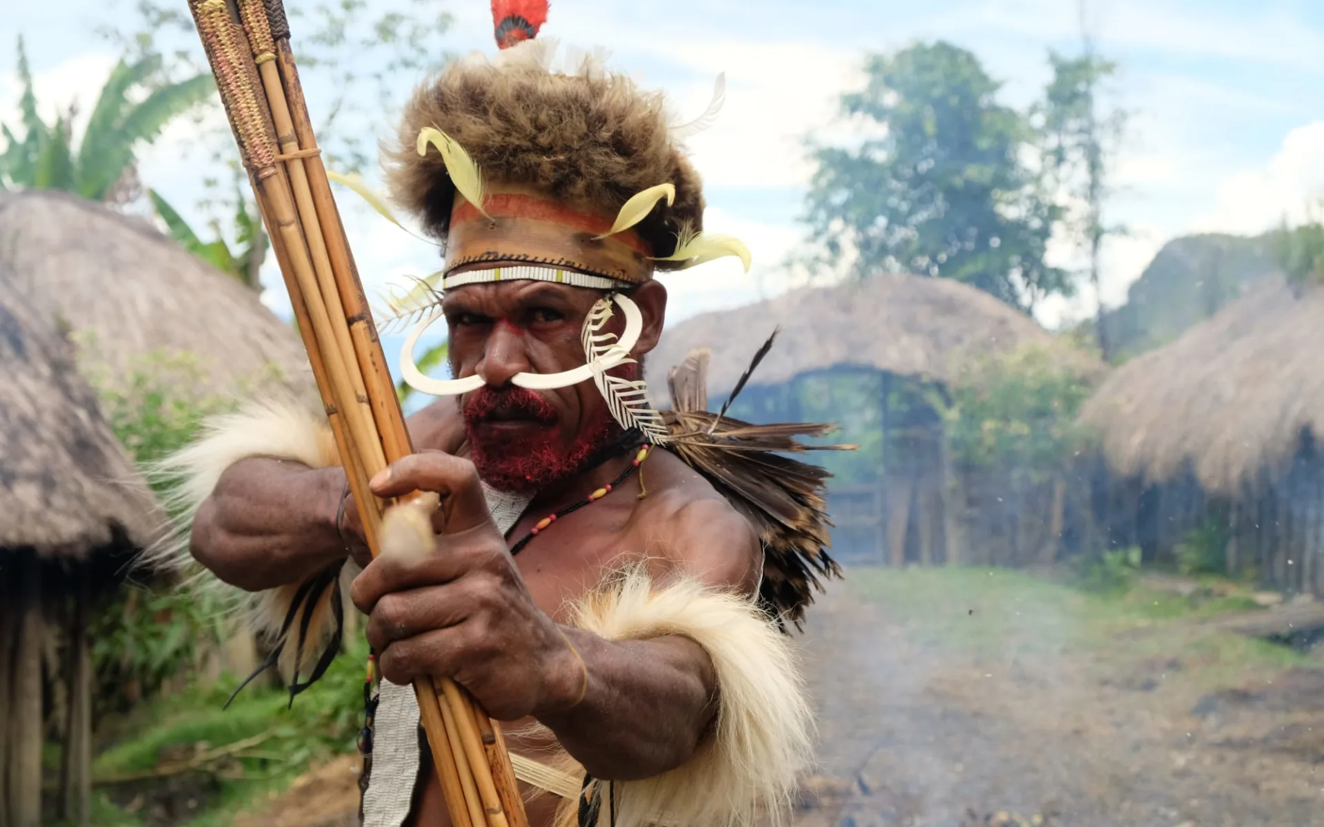 Papua - Reise in eine andere Zeit ab Jayapura: Papua | Baliem Valley | Dani chieftain Papua - Reise in eine andere Zeit ab Jayapura: Papua | Baliem Valley | Dani chieftain
