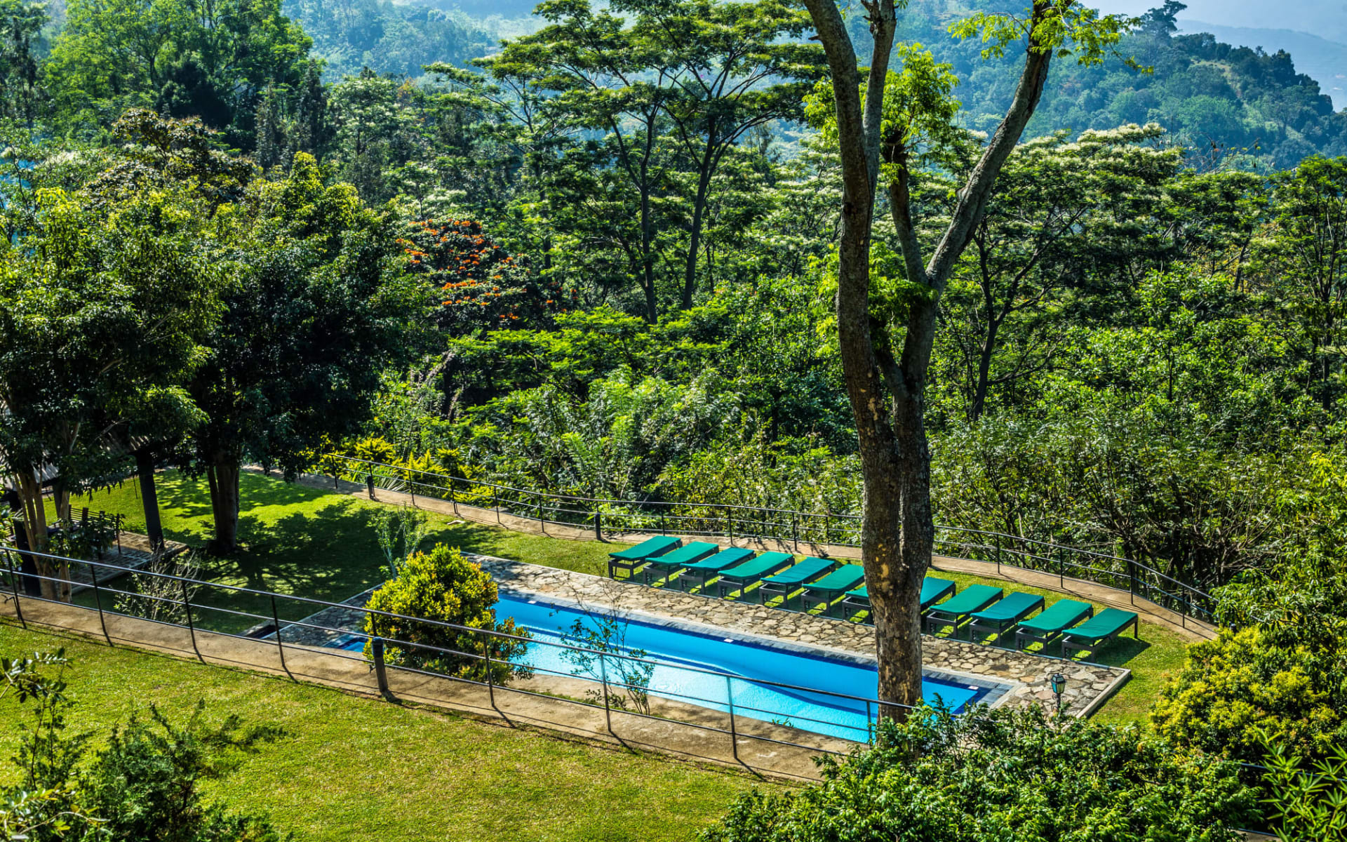 Melheim Resort in Ella/Haputale/Koslanda: Garden with Pool Melheim Resort in Ella/Haputale/Koslanda: Garden with Pool
