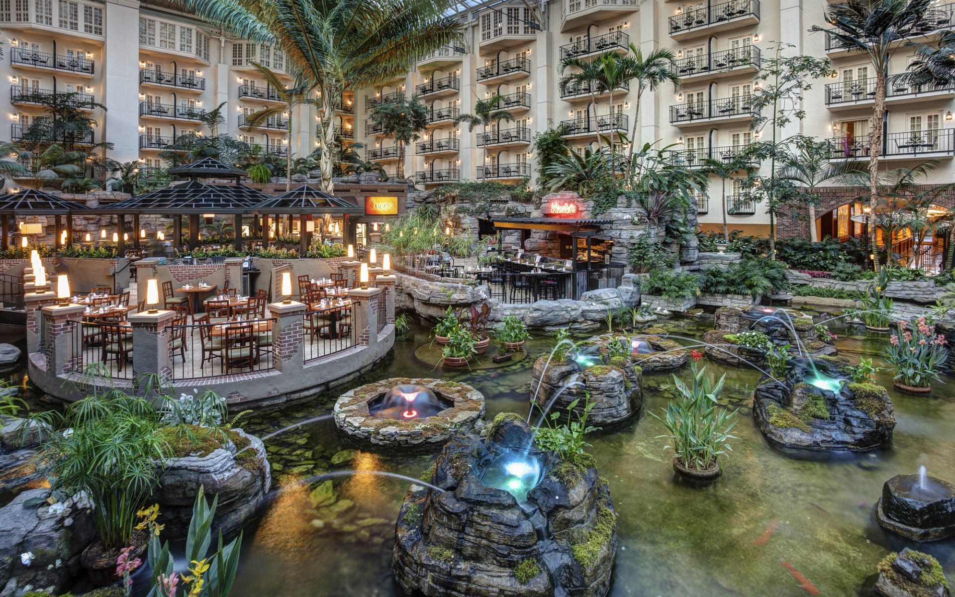 Gaylord Opryland Resort in Nashville:  Gaylord Opryland - Cascades Atrium