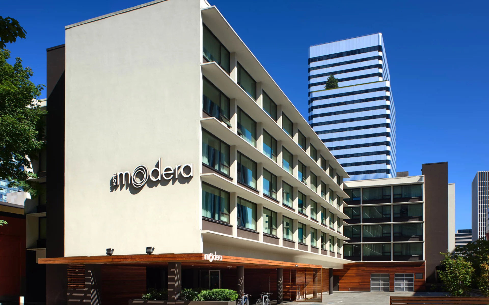 The Hotel Zags in Portland: Hotel Modera_Aussenansicht_ATI The Hotel Zags in Portland: Hotel Modera_Aussenansicht_ATI