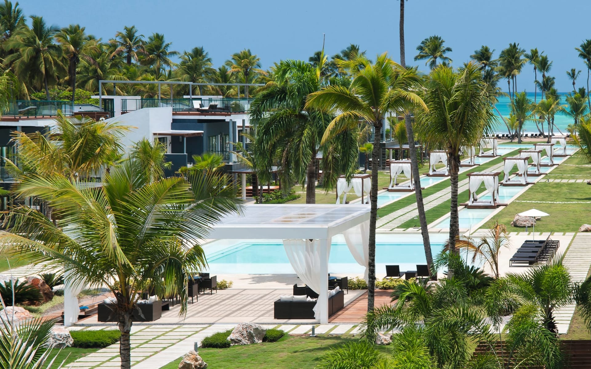Hotel Sublime Samana in Las Terrenas: exterior Sublime Samana - Overview swimming pool area c Latinconnect