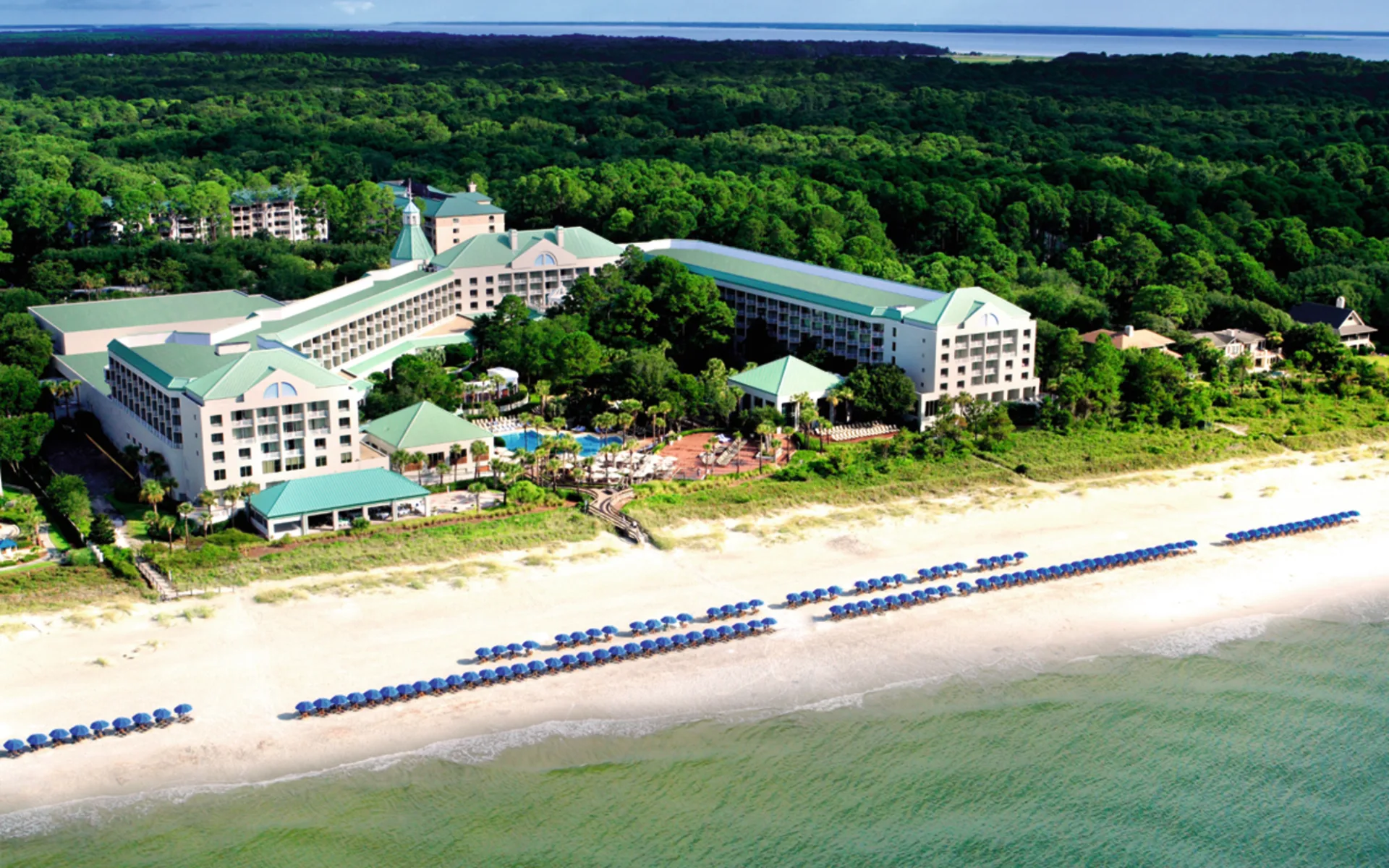 The Westin Resort in Hilton Head Island: exterior the westin resort hotelansicht strand meer The Westin Resort in Hilton Head Island: exterior the westin resort hotelansicht strand meer
