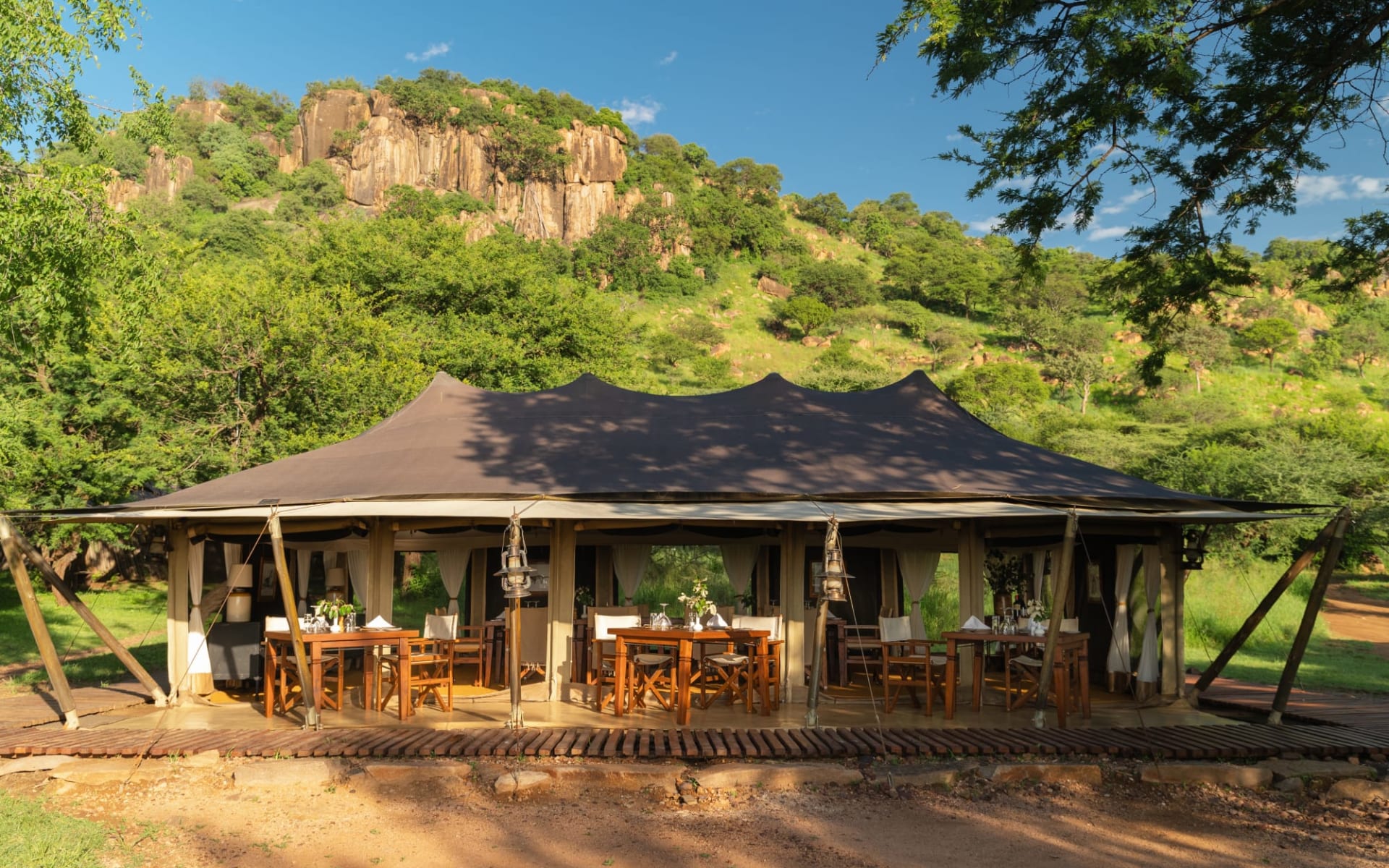 Elewana Serengeti Pioneer Camp: f&b: Elewana Serengeti Pioneer Camp: f&b: