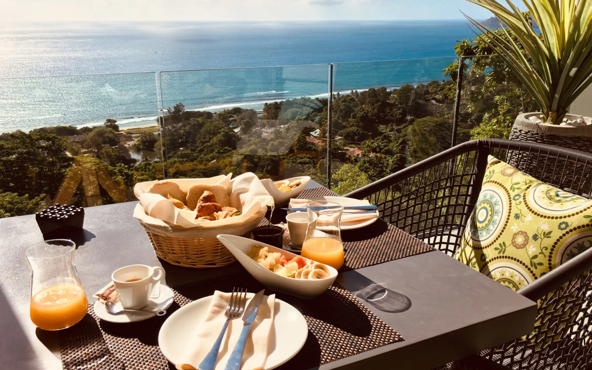 Aqua Boutique Hotel in Mahé:  Breakfast 5