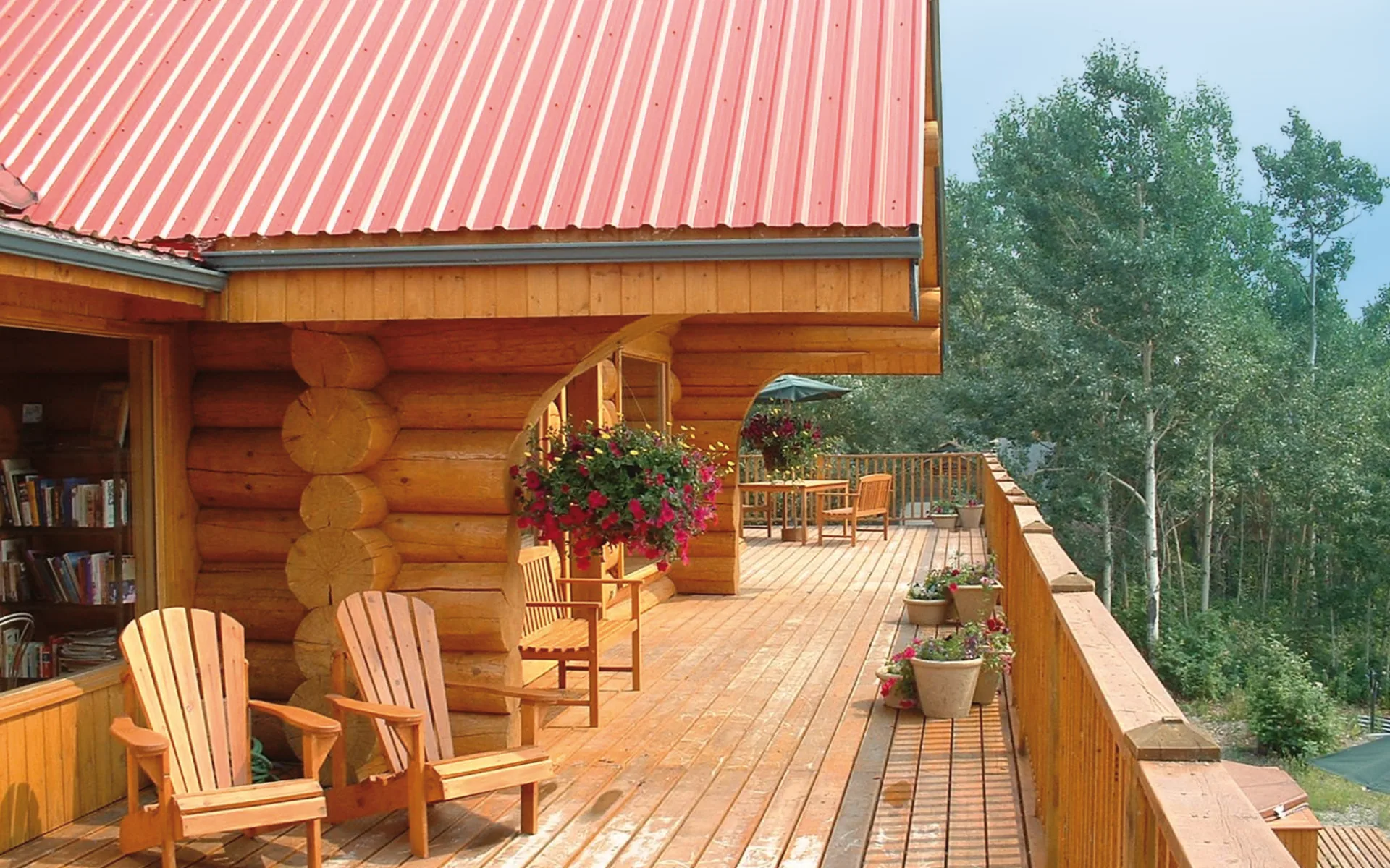 Inn on the Lake in Marsh Lake - Whitehorse: _Inn on the Lake -Balkon Inn on the Lake in Marsh Lake - Whitehorse: _Inn on the Lake -Balkon