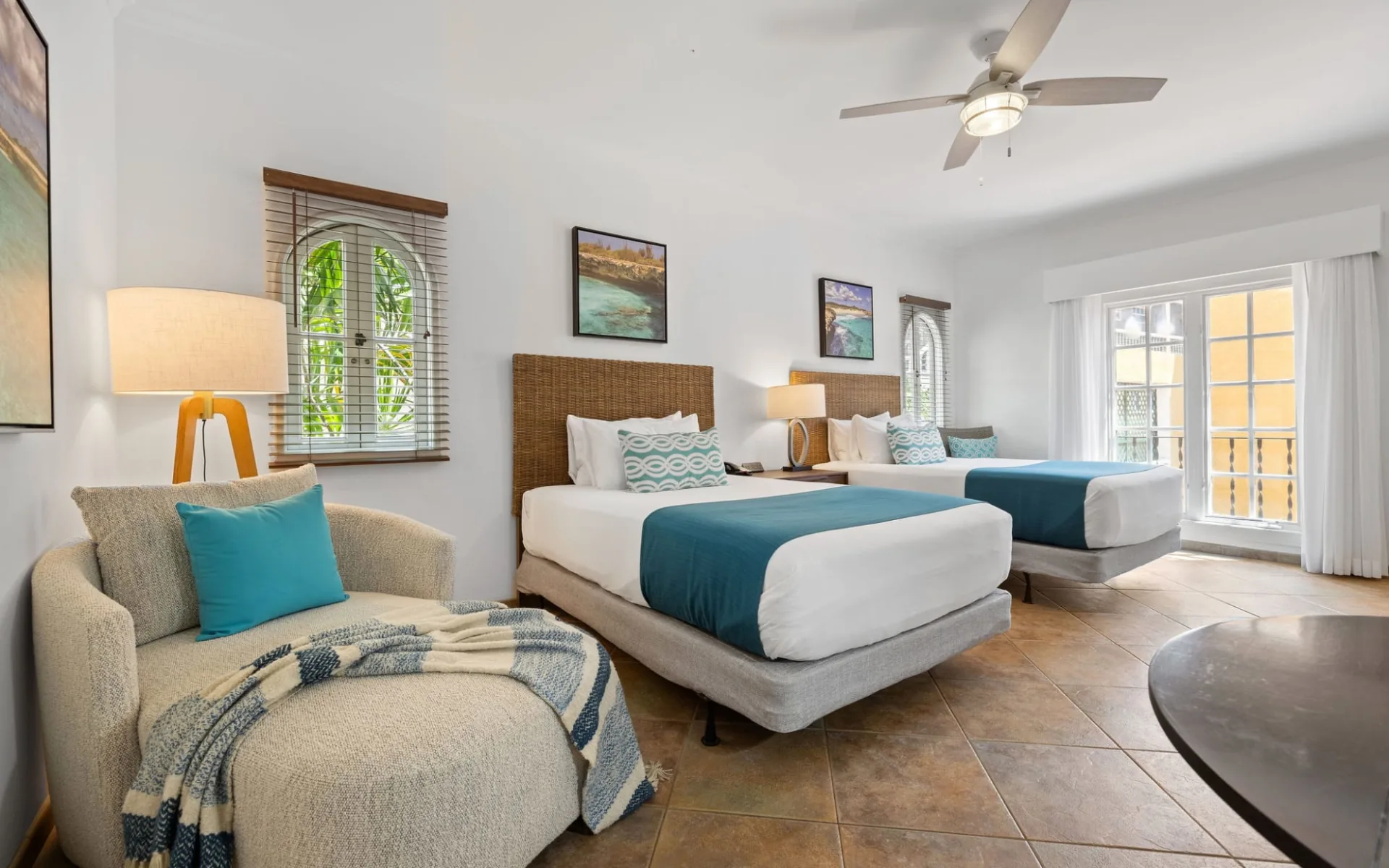 Harbour Village Beach Club Hotel in Bonaire: Harbour Village Courtyard Room Harbour Village Beach Club Hotel in Bonaire: Harbour Village Courtyard Room