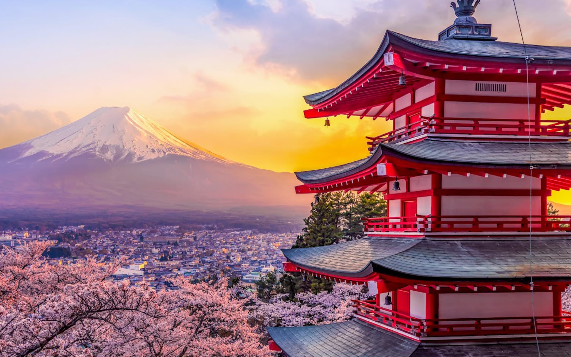 Osaka, Kobe & Tokyo Cruise ab Shanghai: Japan_Mount_Fuji_Spring Osaka, Kobe & Tokyo Cruise ab Shanghai: Japan_Mount_Fuji_Spring