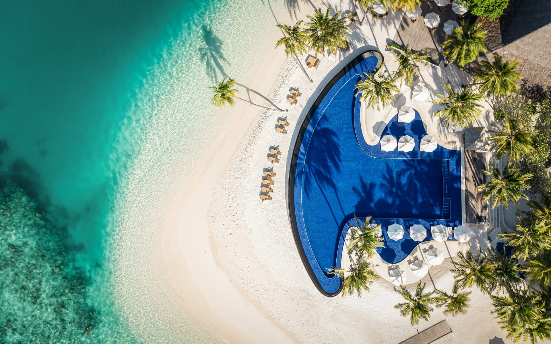 Conrad Maldives Rangali Island in Ari-Atoll: location: Conrad Maldives Rangali Island in Ari-Atoll: location: