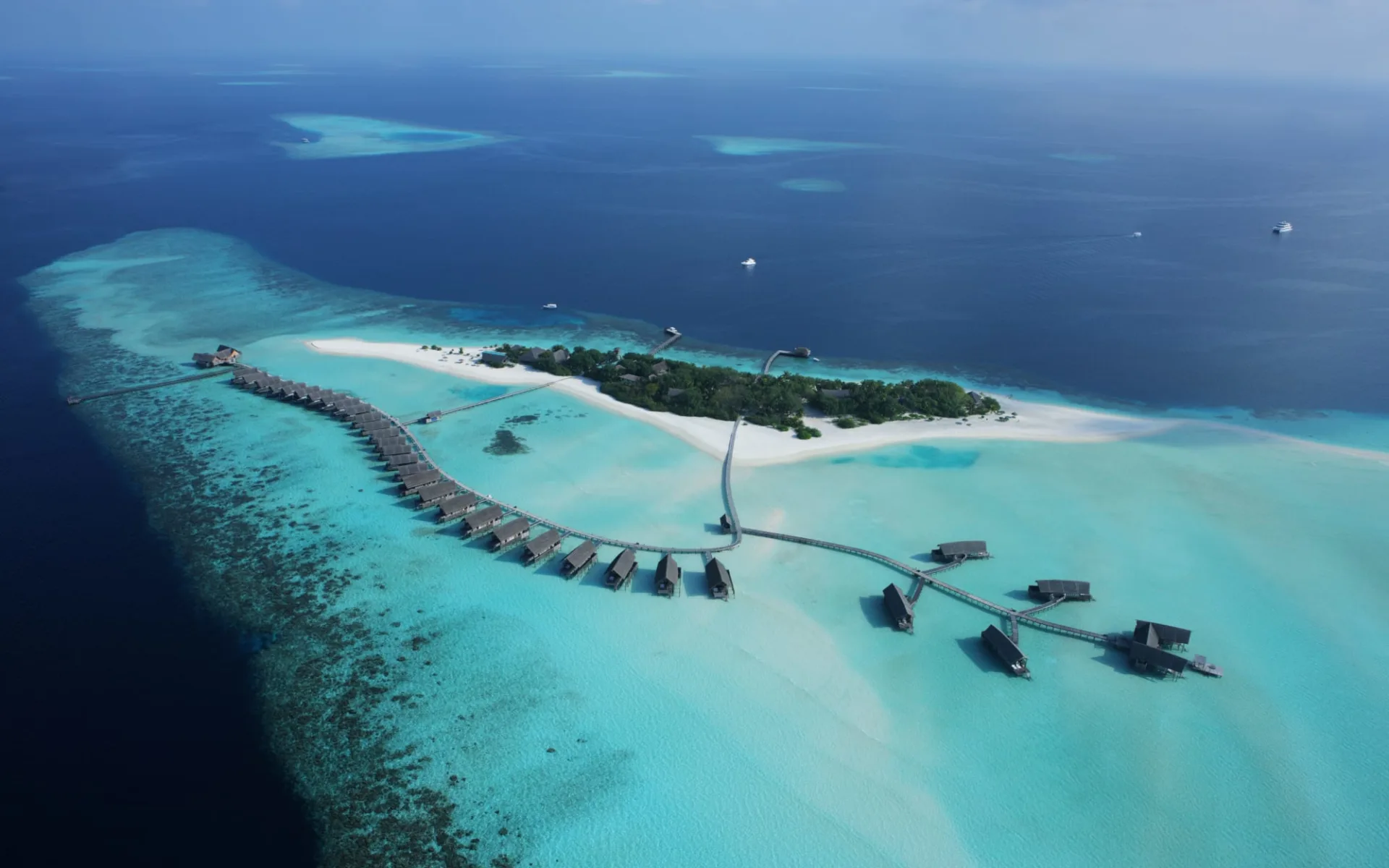 COMO Cocoa Island in Südmale-Atoll: exterior: COMO Cocoa Island in Südmale-Atoll: exterior: