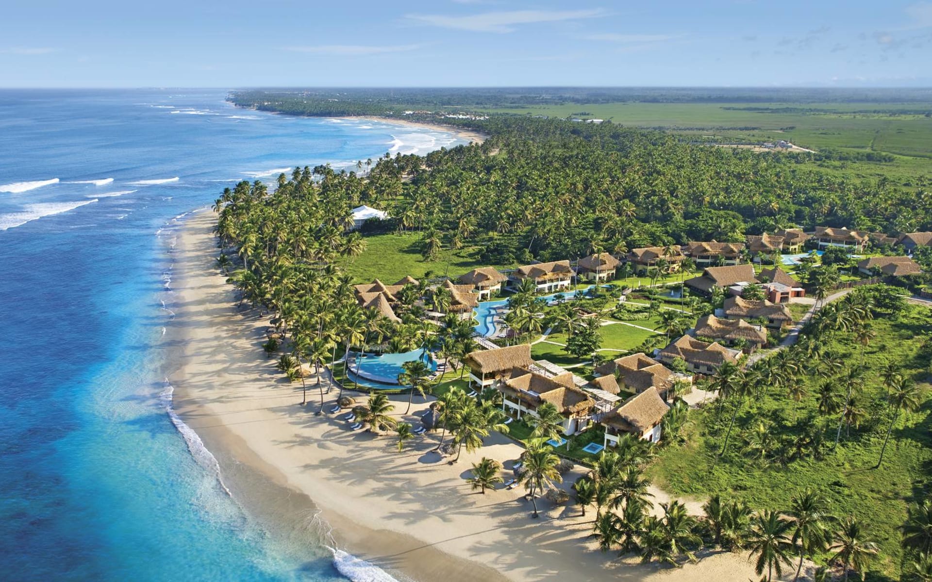 Zoëtry Agua Punta Cana: natur zoetry agua punta cana meer strand vogelansicht