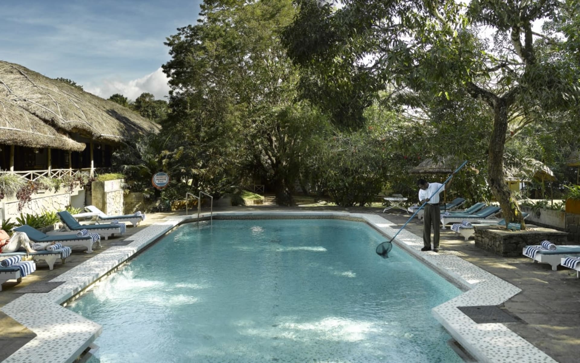 Spice Village in Thekkady: pool: Spice Village in Thekkady: pool: