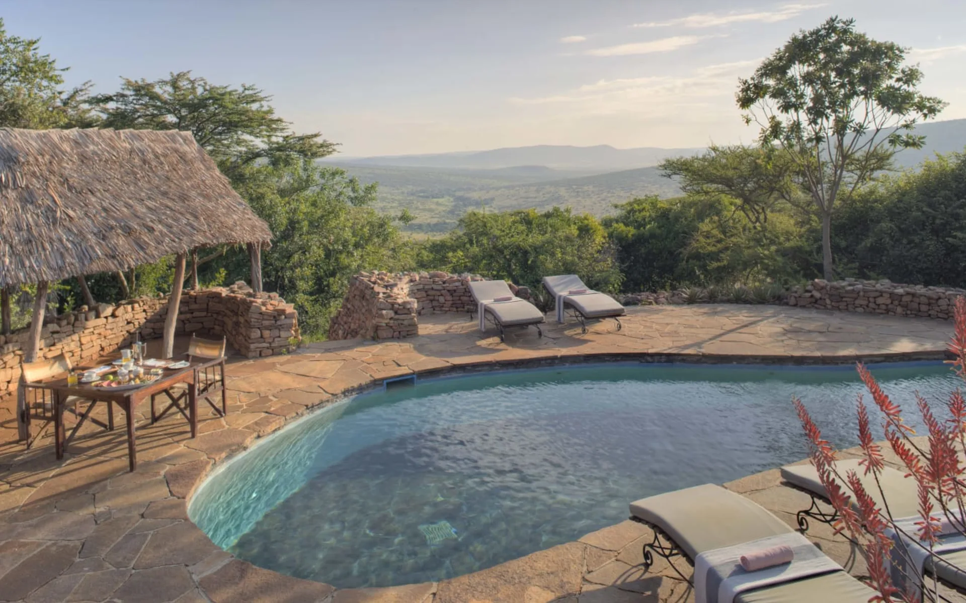 &Beyond Klein's Camp in Serengeti: pool: &Beyond Klein's Camp in Serengeti: pool: