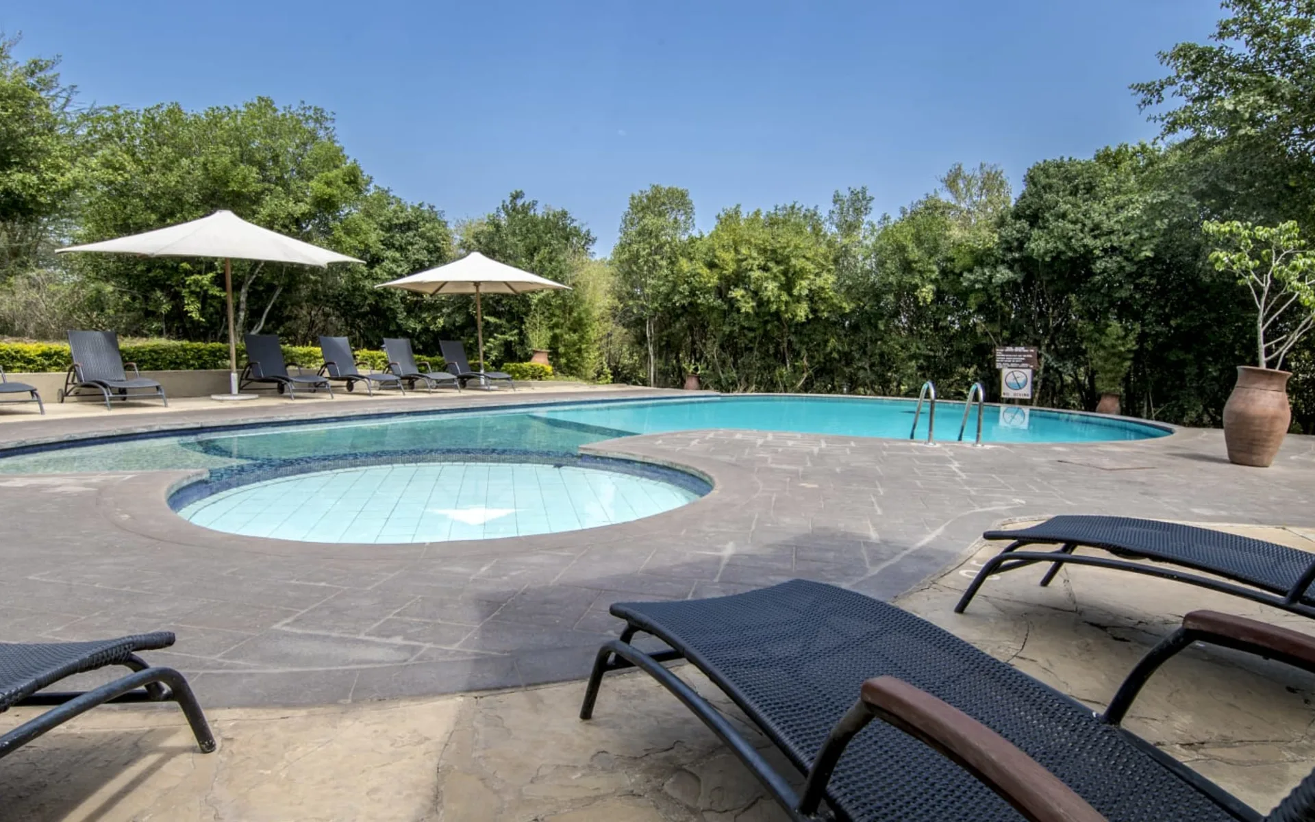 Ashnil Mara Camp in Masai Mara: pool: Ashnil Mara Camp in Masai Mara: pool:
