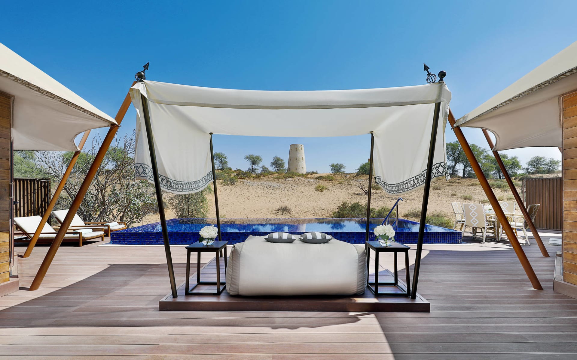 The Ritz-Carlton Ras Al Khaimah, Al Wadi Desert in Ras al Khaimah:  Al Khaimah Tented Pool Villa