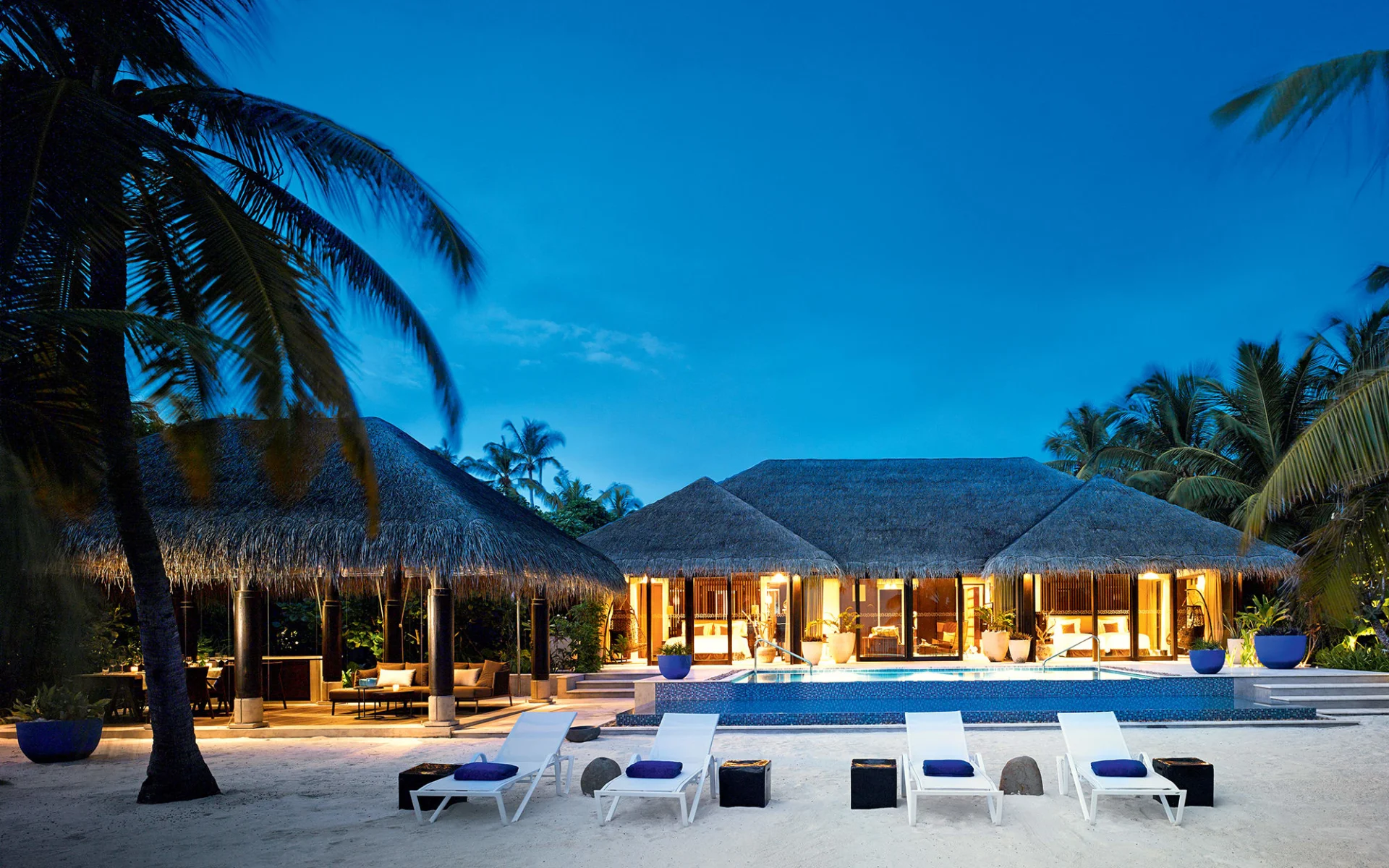 Velaa Private Island in Noonu-Atoll: Beach Pool House Velaa Private Island in Noonu-Atoll: Beach Pool House