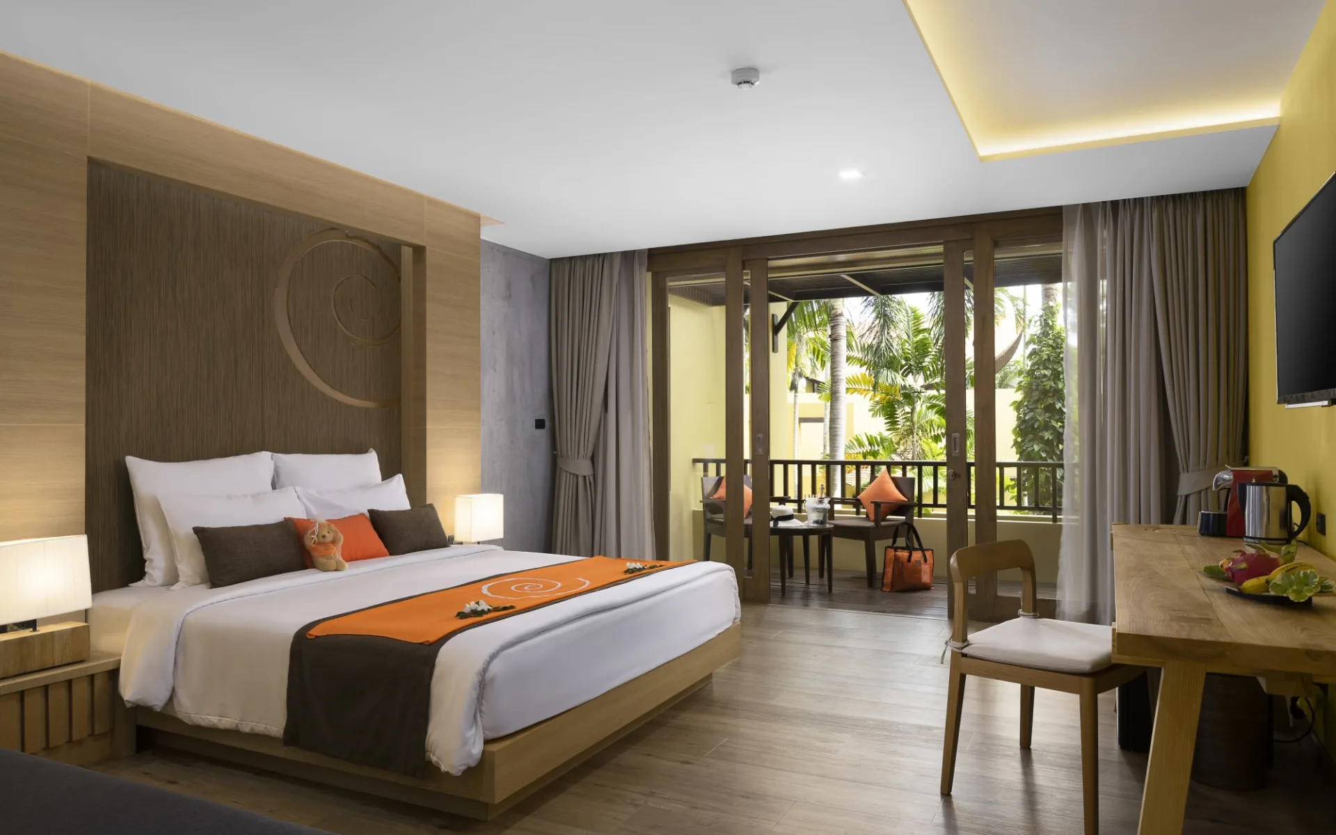 New Star Beach Resort in Ko Samui:  Deluxe Balcony