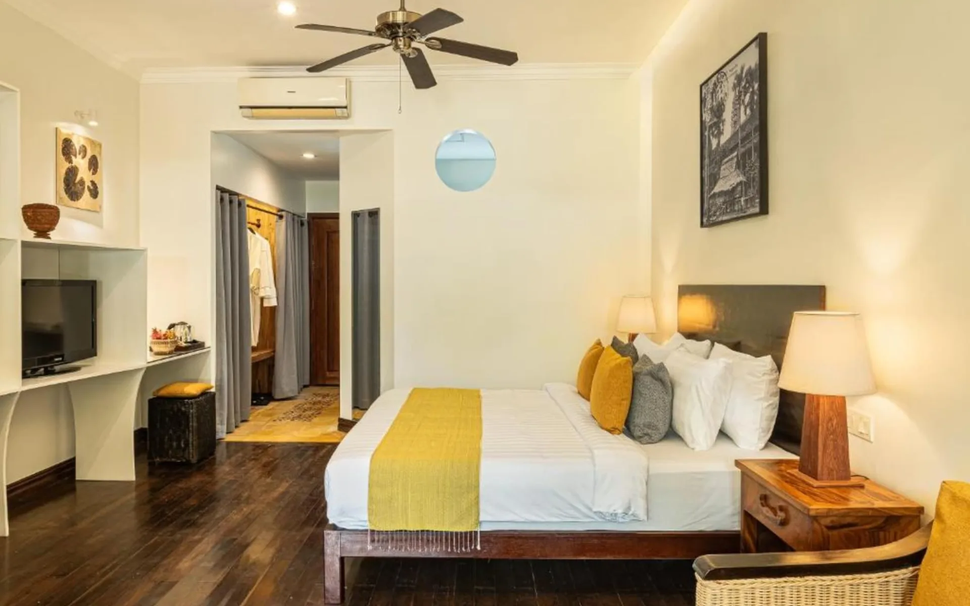 Pavillon d'Orient in Siem Reap: Executive | bedroom Pavillon d'Orient in Siem Reap: Executive | bedroom