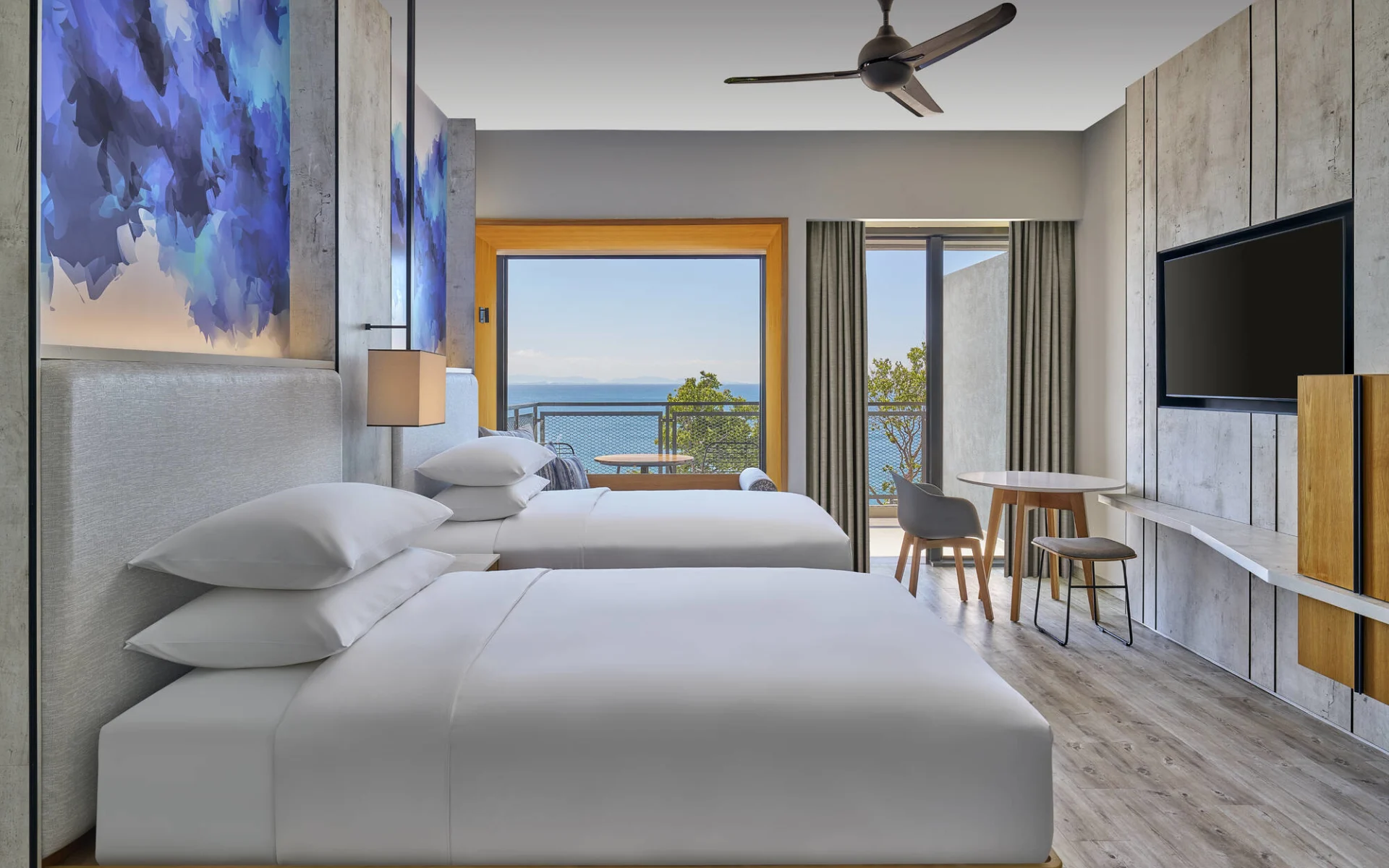 Perhentian Marriott Resort & Spa: Deluxe Sea View | Twin Perhentian Marriott Resort & Spa: Deluxe Sea View | Twin