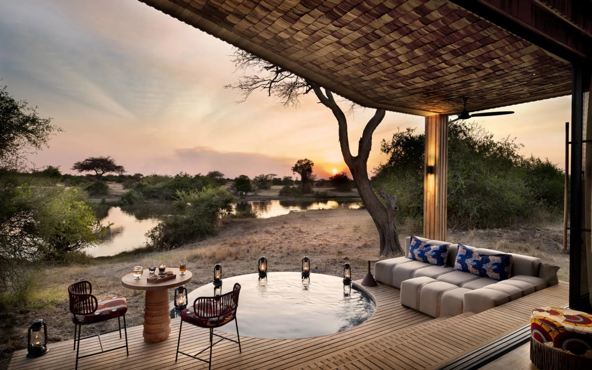 &Beyond Grumeti Serengeti River Lodge: Suite-deck-and-plunge-pool_1 &Beyond Grumeti Serengeti River Lodge: Suite-deck-and-plunge-pool_1