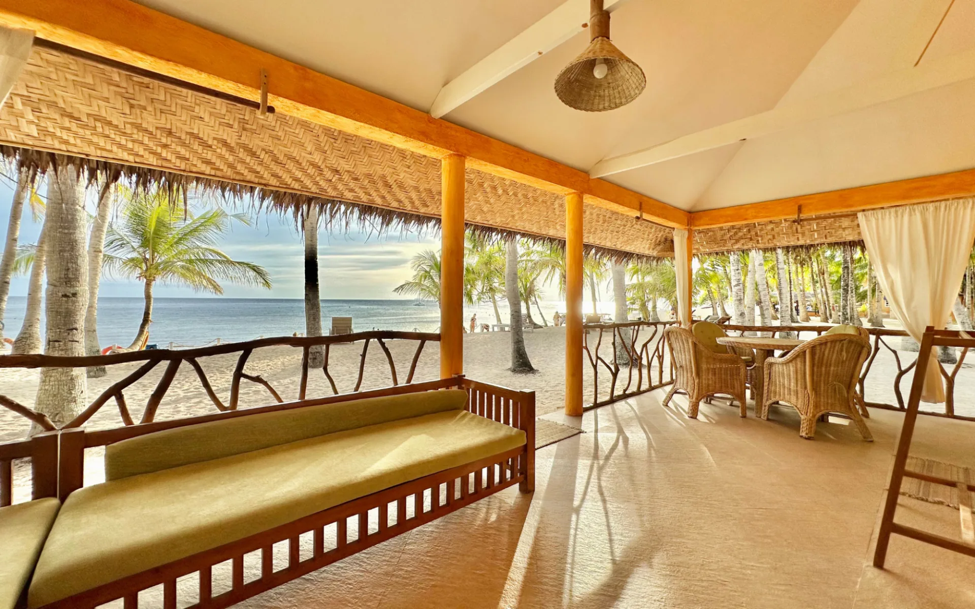 Coco Grove Beach Resort in Siquijor:  Turtle Cottage | Veranda