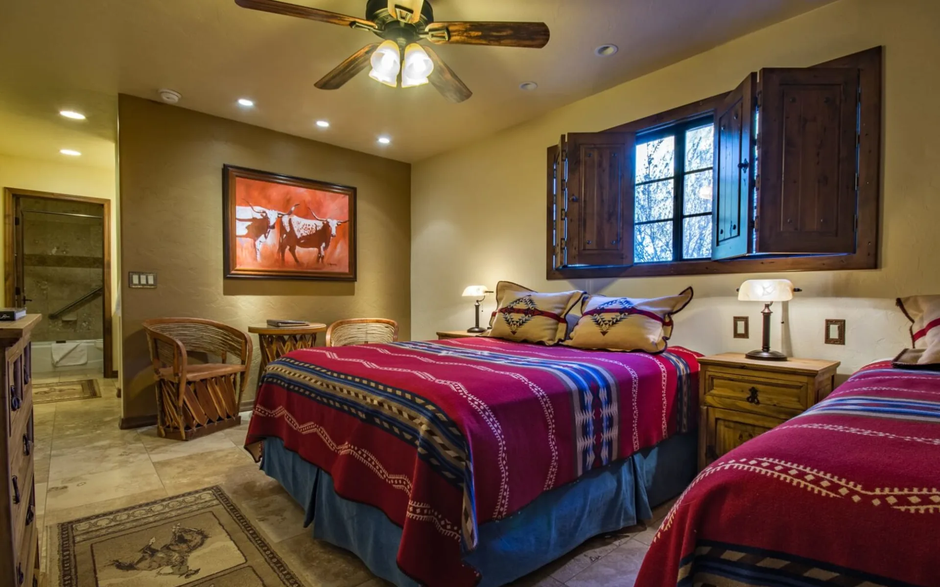 White Stallion Ranch in Tucson: White Stallion Ranch - Guest Room with two Queens White Stallion Ranch in Tucson: White Stallion Ranch - Guest Room with two Queens
