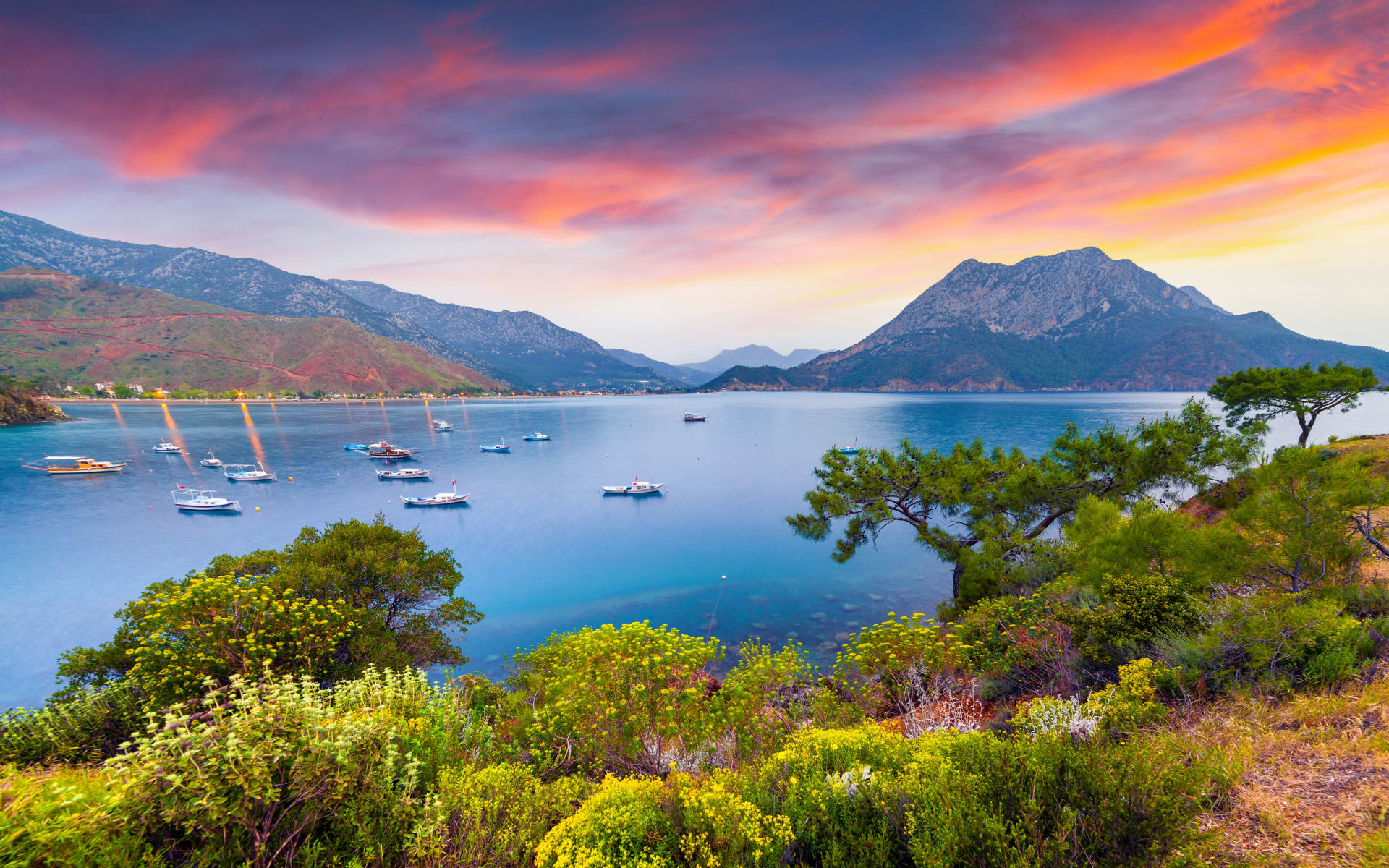 Badeferien im Delphin Deluxe ab Antalya: Sonnenuntergang_Türkei Badeferien im Delphin Deluxe ab Antalya: Sonnenuntergang_Türkei